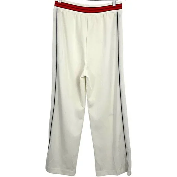 NWT Kilo Brava Size L Track Pants Lounge White Red Striped Waist Casual Womens - Picture 5 of 11